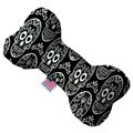 Mirage Pet Products Classic Sugar Skulls Canvas Bone Dog Toy 10 in. 1338-CTYBN10